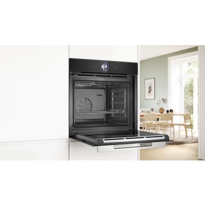 4. BOSCH HBG7363B1 Einbaubackofen, 60 x 60 cm, schwarz, Home Connect