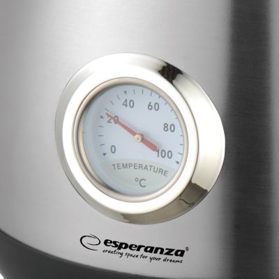 12. ESPERANZA Wasserkocher THAMES 1,7 L Mattsilber EKK029
