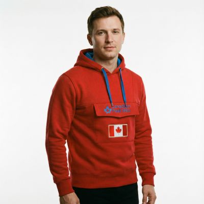 6. Canadian Peak GADREAK ROT-BLAU RM MEN 054 Sweatshirt (RBMWW6300H/CP-ROUGE)