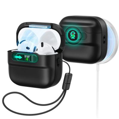 ESR Pulse Halolock Magsafe Hülle für AirPods 4 – Schwarz
