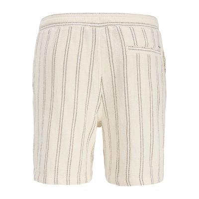 8. Jack&Jones Herren-Streifenshorts JPSTJAIDEN COBA STRIPE JOG SHORTS REG SN 12274413 Antikweiße Streifen