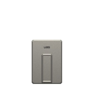 UAG Ultra Slim 5K Powerbank - 5000 mAh Powerbank mit Ständer, 10W kabelloses Laden, MagSafe kompatibel, Kabel im Lieferumfang enthalten (Titan)