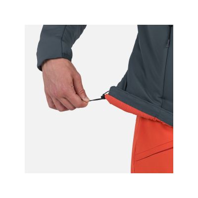 6. Rossignol Opside Hoodie Warm Jacke, grau