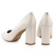 11. Perlbeige Pumps mit spitzer Zehenpartie von Sergio Leone (Modell PB216)