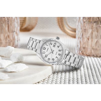 6. Damenuhr CASIO LTP-1302PD-7BVEG + Box