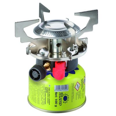 3. Gas-Campingkocher mit Gaskartuschen (Gewinde oder Ventil) ATOS Piezo-Zünder 1,8 kW