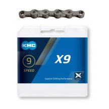 KMC Chain X9 114 Glieder grau BOX