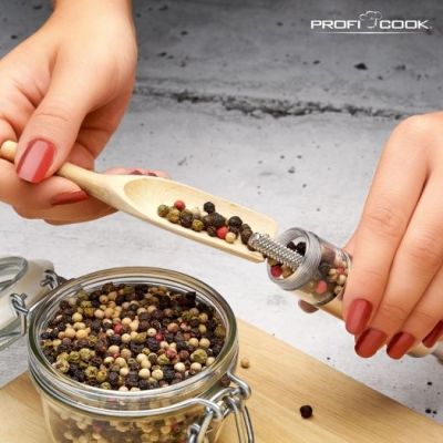 5. PROFICOOK PC-PSM 1160 Salz- und Pfeffermühle (silber)