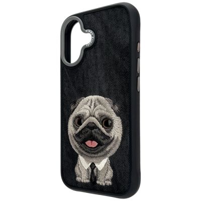6. Nimmy Big Eyed Pet 2.0 Hunde-Hülle für iPhone 17 - Schwarz