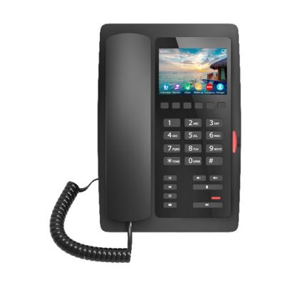 Fanvil H5W VoIP-Telefon, Schwarz, 2 Leitungen, WLAN