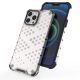 8. Honeycomb Handyhülle Schutzhülle mit TPU Rahmen für iPhone 13 Pro Max schwarz