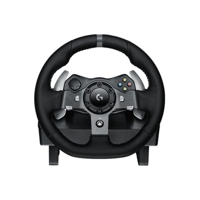 4. Logitech G G920 Schwarzes USB-Lenkrad + Pedale Analog MAC, PC, Xbox