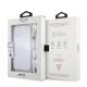 8. Guess GUHCP12MKPSWH iPhone 12/12 Pro 6.1" Transparentes Hardcase White Pearl