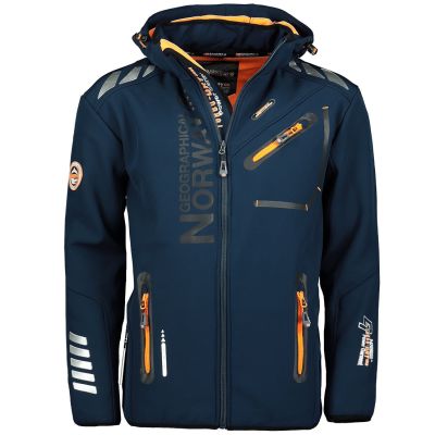 5. Herren-Softshelljacke Geographical Norway ROYAUTE MEN ASS A BS2 056 (WT1804H/GN-NAVY / ORANGE)