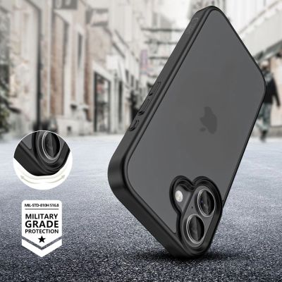 3. Tech-Protect MagMat iPhone 17 Hülle - Mattschwarz