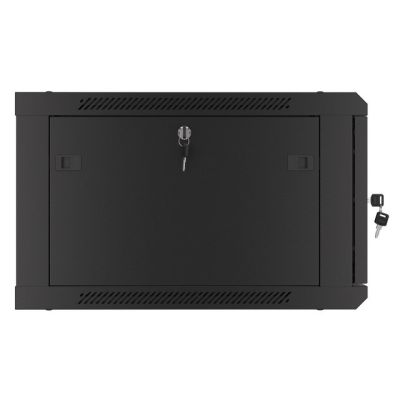 4. Lanberg WF01-6606-00B 6U Rack-Wandschrank Schwarz