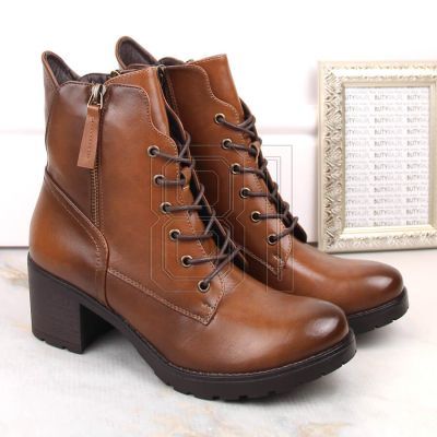 10. Potocki W WOL177B Plateau-Stiefeletten in Kamel