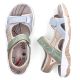 4. Bequeme Damen-Sportsandalen mit Klettverschluss, farbenfroh, Rieker 68866-94