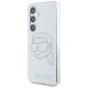 2. Karl Lagerfeld Rhinestones Karl Head Logo Samsung Galaxy S25 Hülle transparent