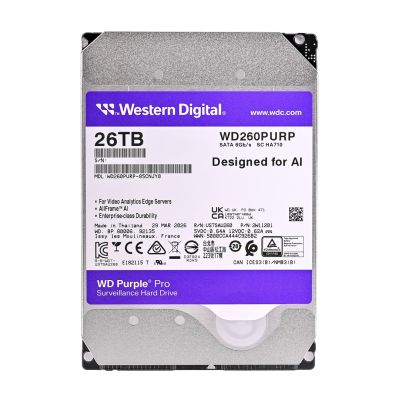 WD Purple Pro WD260PURP HDD (26 TB; 3,5"; 512 MB; 7200 U/min)