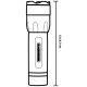 3. Taktische Aluminium-Taschenlampe 1 W, 60 Lumen, BLACK+DECKER