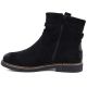 3. Schwarze Wildleder-Ankle-Boots für Damen, Jezzi ASA296-4