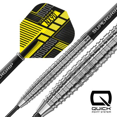2. Harrows NX-90 Tapered QP Darts 90% Stahlspitze