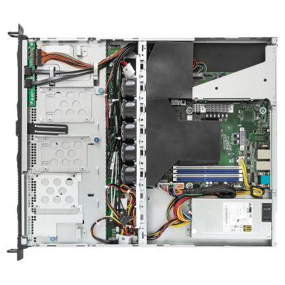 6. ASRock Rack Plattform (1U) AMD Ryzen (4x LFF, 2x GbE, fest verbautes Netzteil, IPMI)