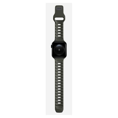 6. NOMAD Sportarmband - Armband für Apple Watch 46 mm/49 mm mit FKM (aschgrün)