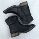 7. Gefaltete schwarze Damen-Lederstiefeletten Rieker Z6883-00