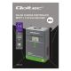 9. Qoltec MPPT-Solarladeregler mit Temperatursensor 80 A | 12 V / 24 V / 36 V / 48 V | LCD | Bluetooth | App | GEL | LiFePO4