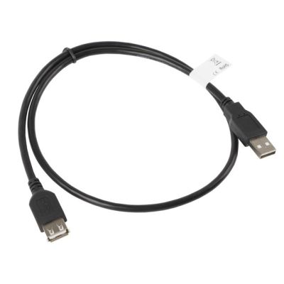 4. Lanberg CA-USBE-10CC-0007-BK Kabel (USB 2.0 M - USB 2.0 F; 0,7 m; schwarz)