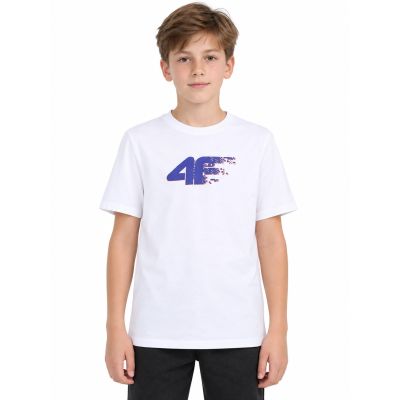 3. Bedrucktes Jungen-T-Shirt 4F 4FJWAW26TTSHM3515-10S