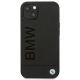 3. Hülle BMW BMHCP14MSLLBK iPhone 14 Plus 6,7 "schwarz / schwarz Lederstempel