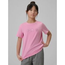 Mädchen-T-Shirt mit Aufdruck, regulär, Größe 4F 4FJRSS26TTSHF3455-56S
