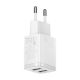 4. Baseus Compact Ladegerät 2x USB 10,5W weiß (CCXJ010202)