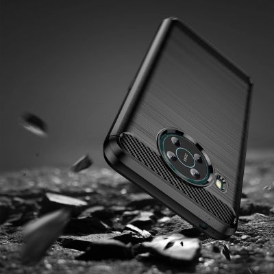 7. Carbon Case Flexible Hülle für Nokia X100 schwarz