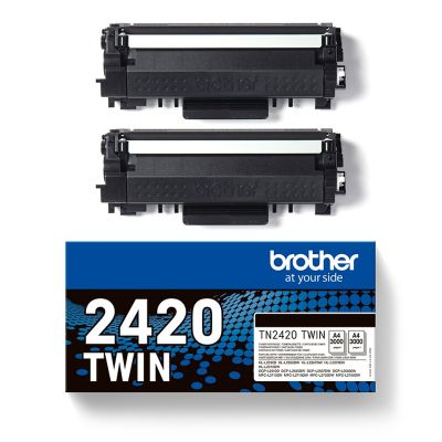 9. Brother TN-2420TWIN Tonerkartusche, 2 Stück, Original
