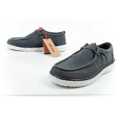 8. Wrangler Herrenschuhe Mokassins Makena Stone blau modisch marineblau