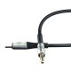 5. 3mk AUX-Miniklinkenkabel (3,5 mm) / USB-C-Kabel – silber