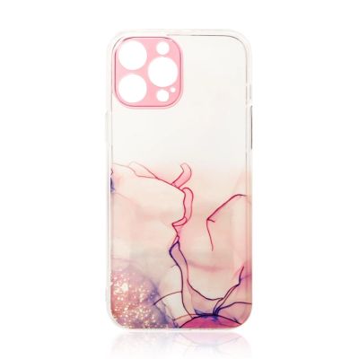 Marble Case Cover für Samsung Galaxy A12 5G Gel Cover Marble Pink