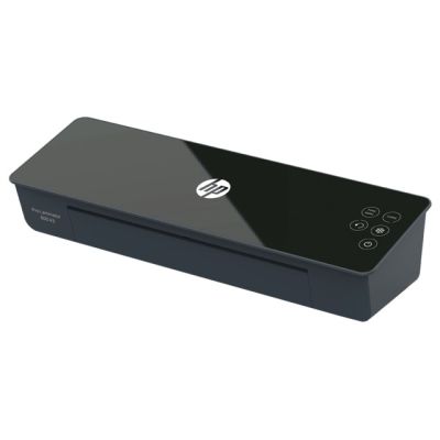 6. HP Laminiergerät PRO LAMINATOR 600 A3, kalt/heiß, Geschwindigkeit 60 cm/min + 15 Laminierfolien: 3x A4, 4x A5, 4x A6, 4x B-Card, schwarz