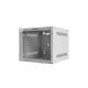 4. Lanberg WF10-2304-10S Rack-Schrank (4 HE; 240 mm / 280 mm / 310 mm; Wandmontage; Glas; 10"; Grau)