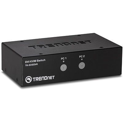 TRENDnet KVM 2-Port DVI Switch Kit
