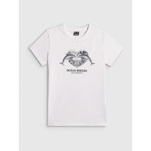 Damen-T-Shirt mit Aufdruck, regulär, Größe 4F 4FRSS26TTSHF4019-10S