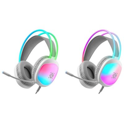 2. Defender Eclipse RGB-Kopfhörer mit Mikrofon, Weiß 62440