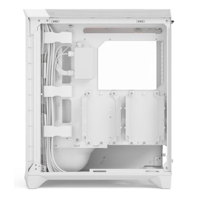 7. Fractal Design Meshify 3 Ambience Pro RGB Clear Tint White Gehäuse