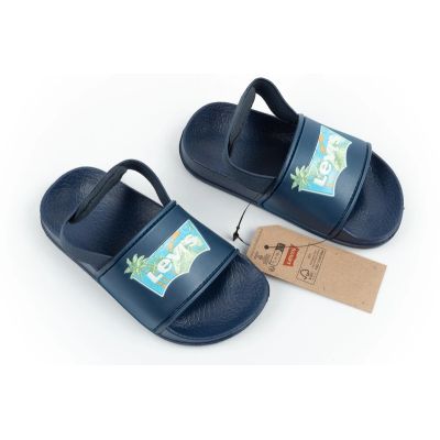 3. Levi's Pool S Mini Jungen-Sandalen in Marineblau