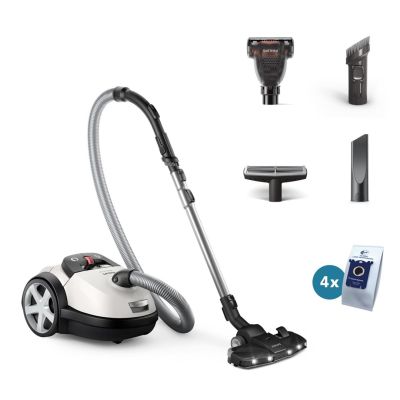14. Philips Performer LED 8000 Serie Staubsauger mit Beutel und TriActive-Technologie, Modell XD8142/12, 900 W Leistung