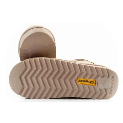 18. D.Franklin Damen Winter Schneestiefel Modische isolierte goldene Stiefeletten